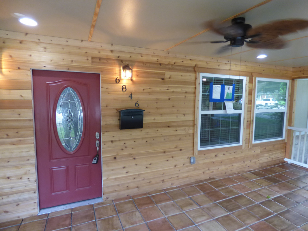 6846 Trammel completed porch