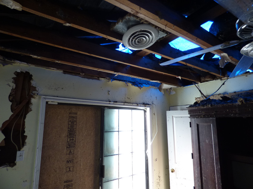 6846 Trammel attic damage